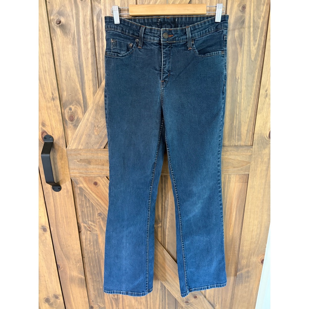Signature by Levi Strauss & Co Womens Bootcut Jeans Sz 10 Long Medium Wash Blue